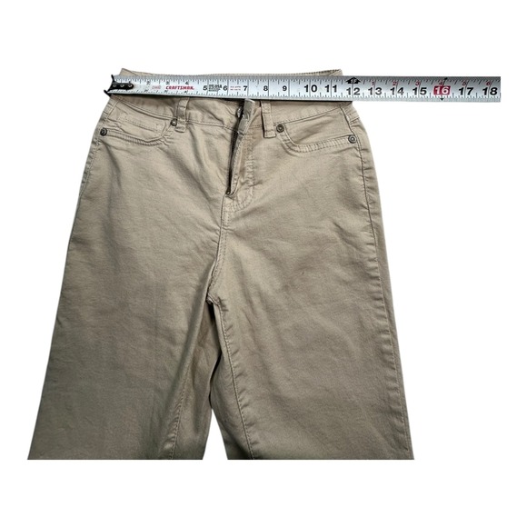 Blue Spice Junior's Size 3 Beige Khaki Straight Leg Casual Pants Trousers - Picture 6 of 10